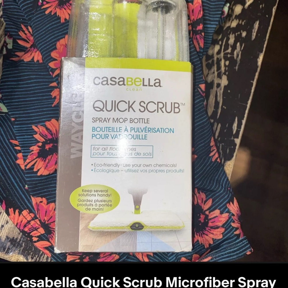 Casabella Quick Scrub Spray Mop Bottle